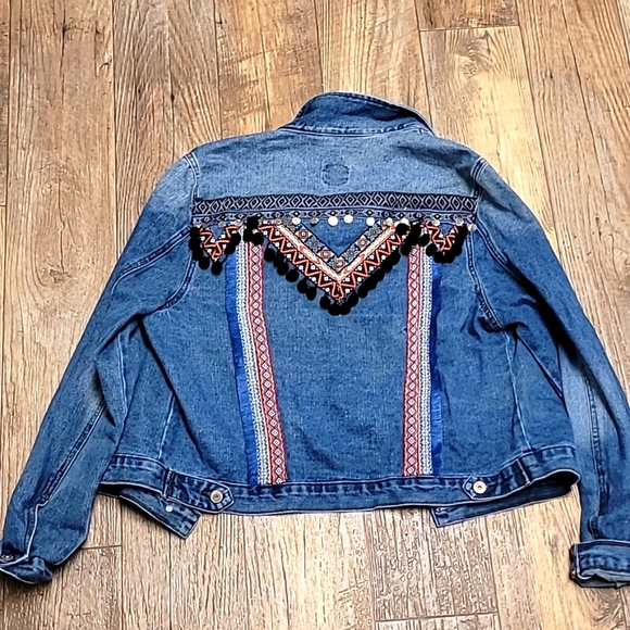 Boom Boom Jeans Jackets & Blazers - Boom Boom jean jacket Boho XL